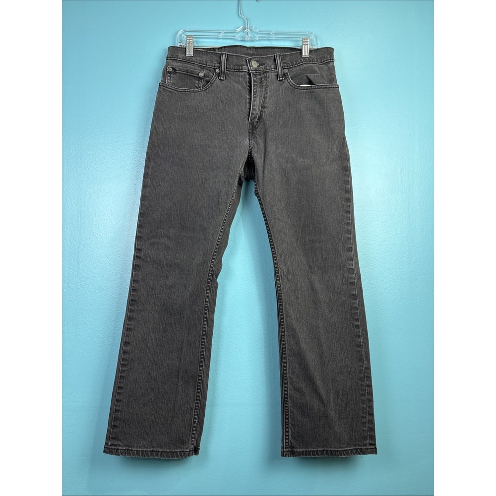 Vintage Levis Mens 559 Baggy Black Wash Jeans Size 33x30 Relax Straight Skater